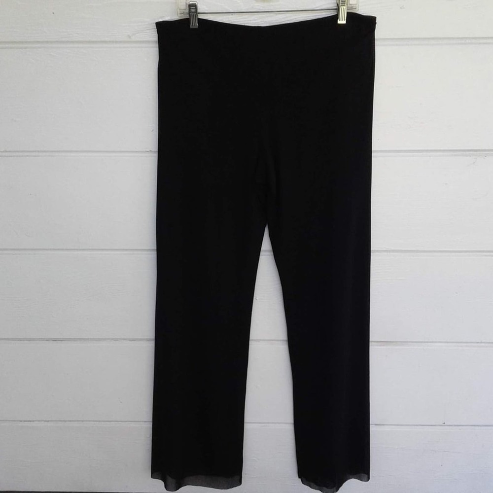 Cabi Black Casual Pants Sheer Lined Medium
